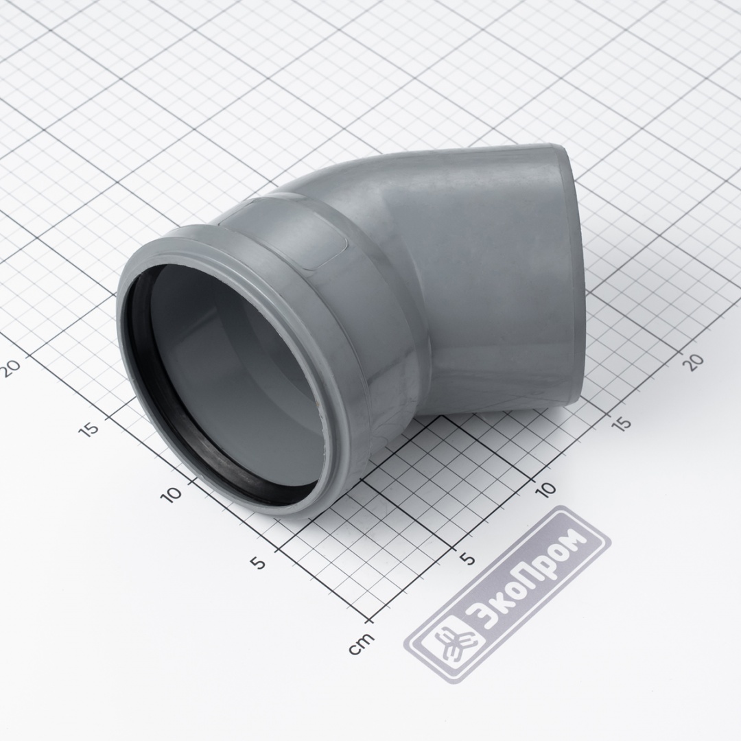 Отвод 110х45 пластик