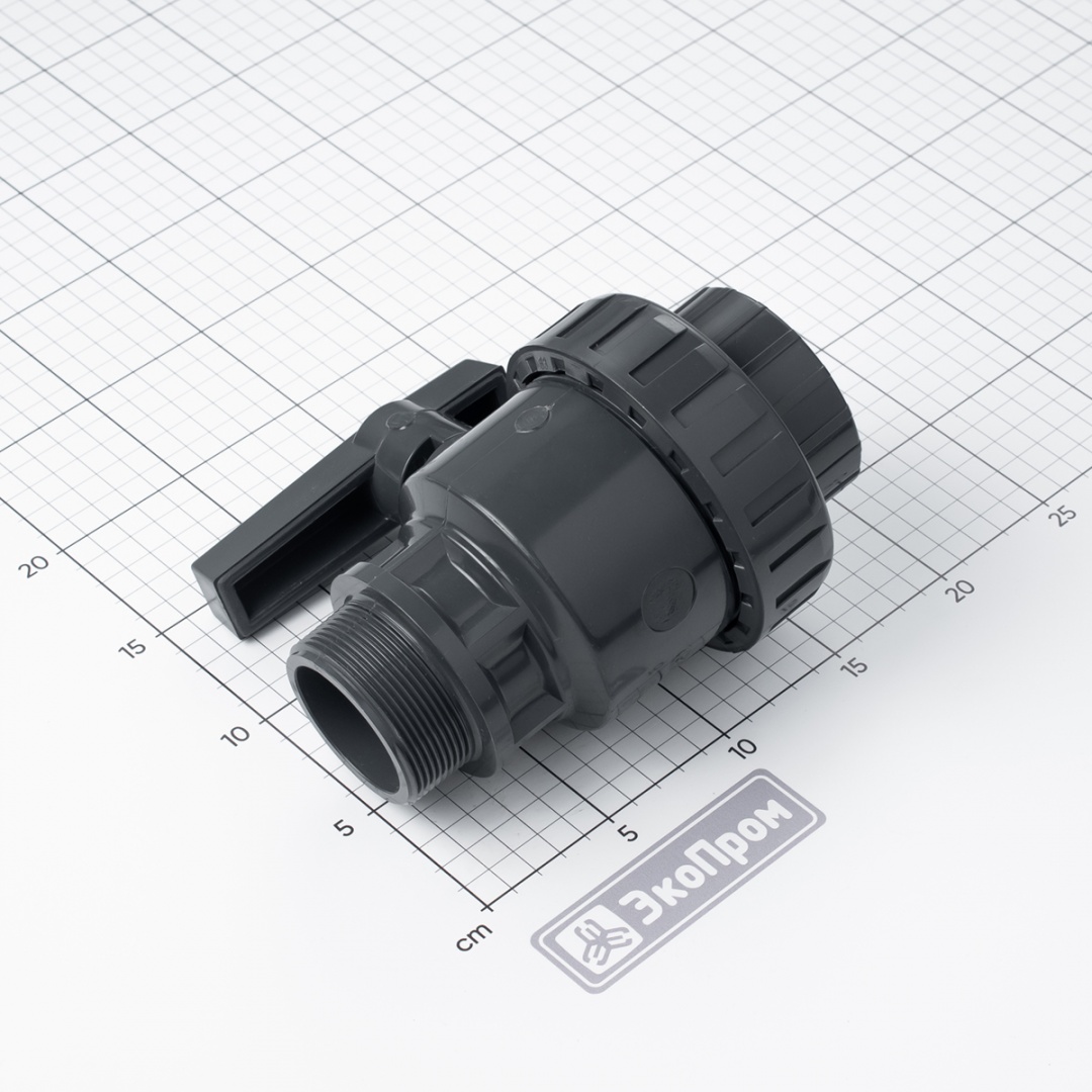 Кран шаровый G2 2-ходовой ВР-НР пластик Astore